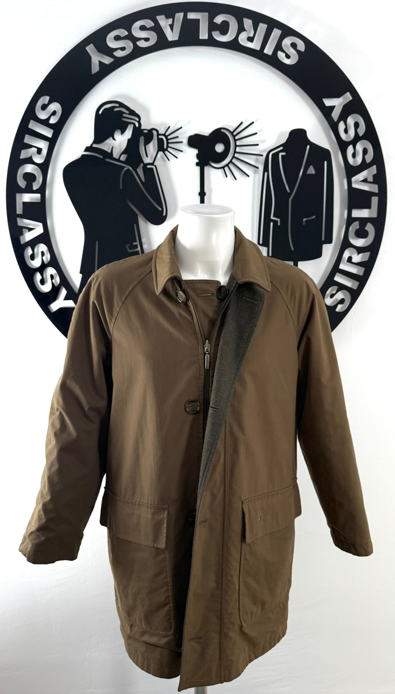 Abrigo reversible Burberry (M)