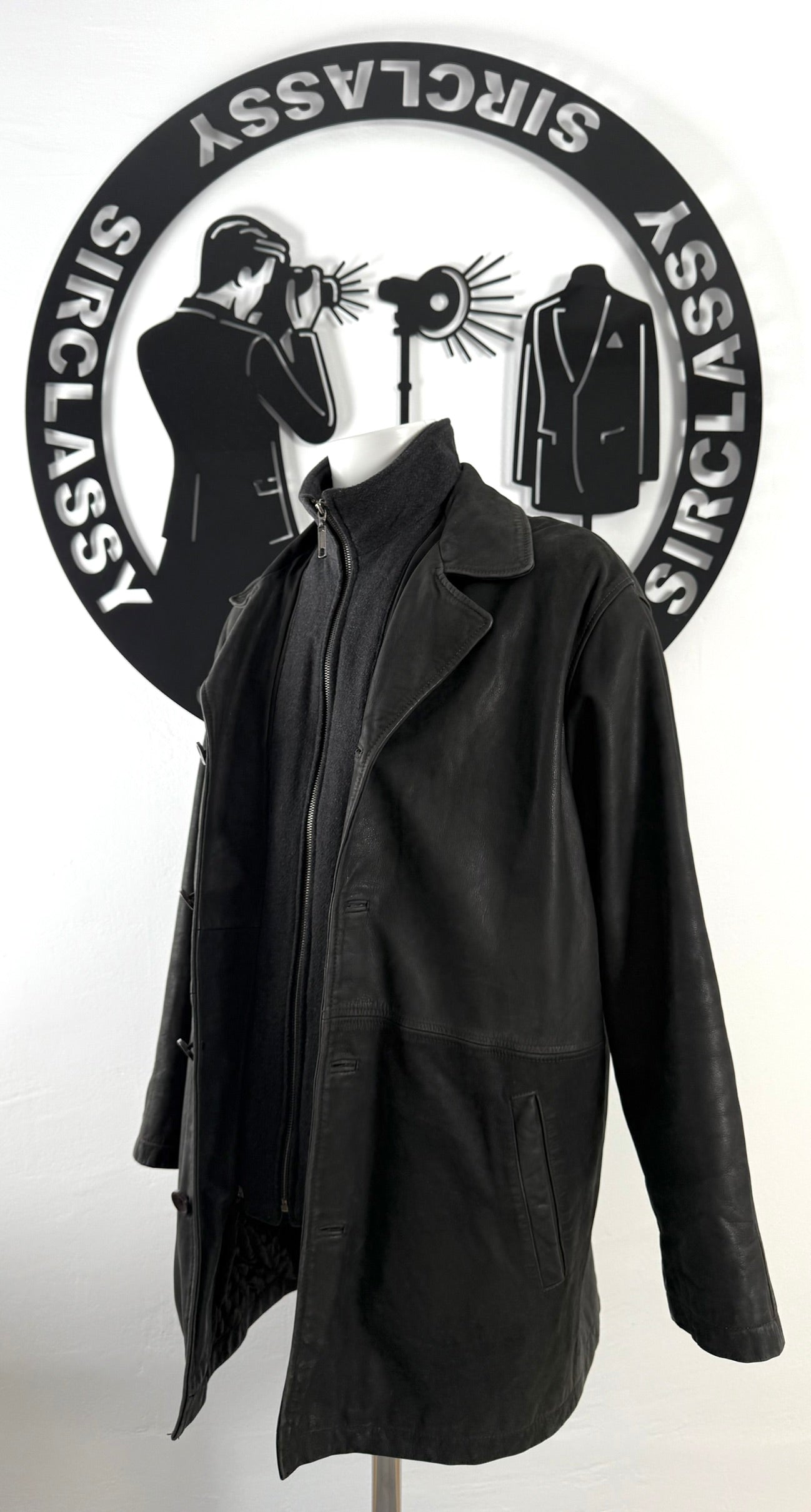 Abrigo de piel Pierre Cardin (L)