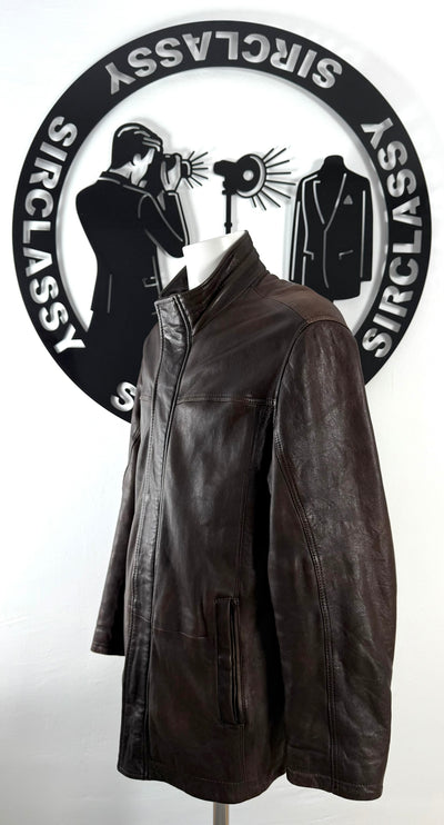 Abrigo de piel Bugatti (XL)