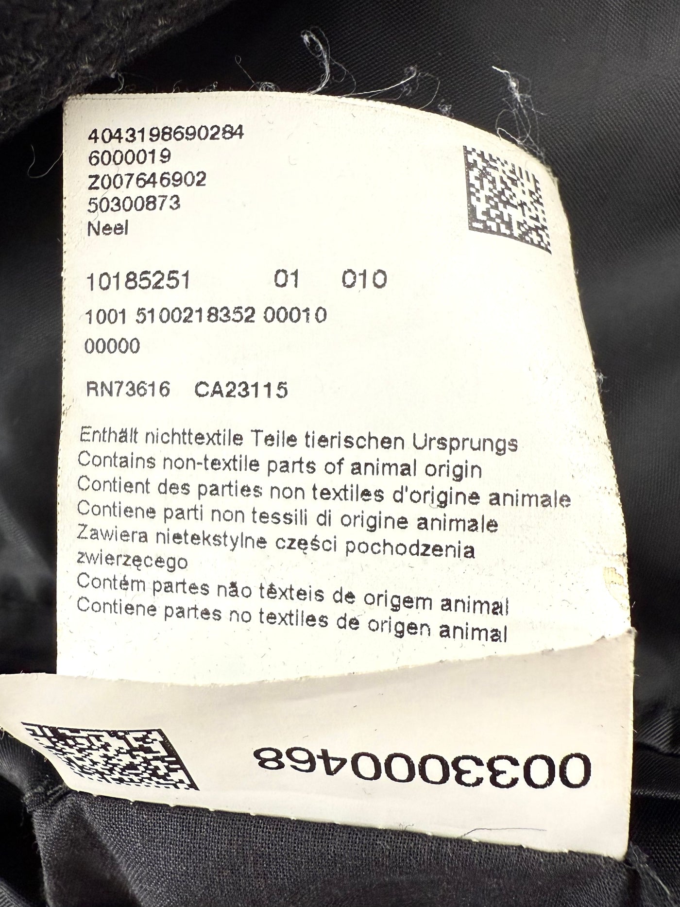 Abrigo Hugo Boss (M)