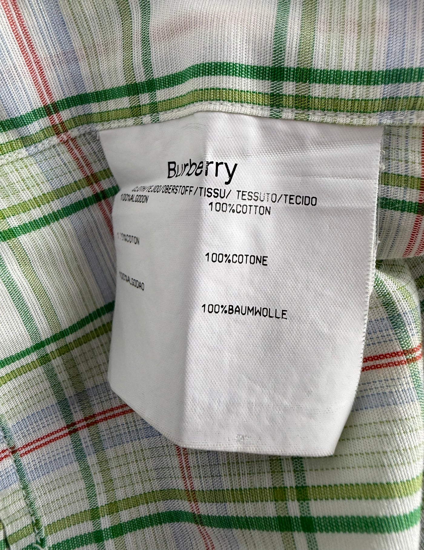 Camisa Burberry (L)