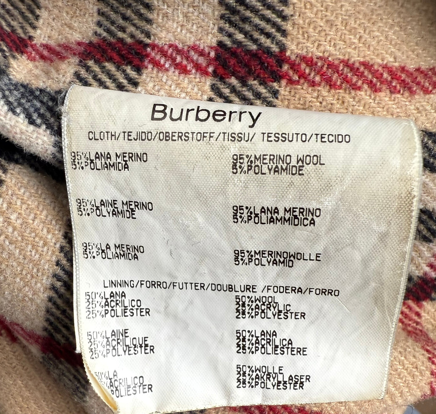 Abrigo Burberry (L)