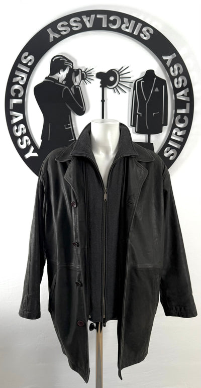 Abrigo de piel Pierre Cardin (L)