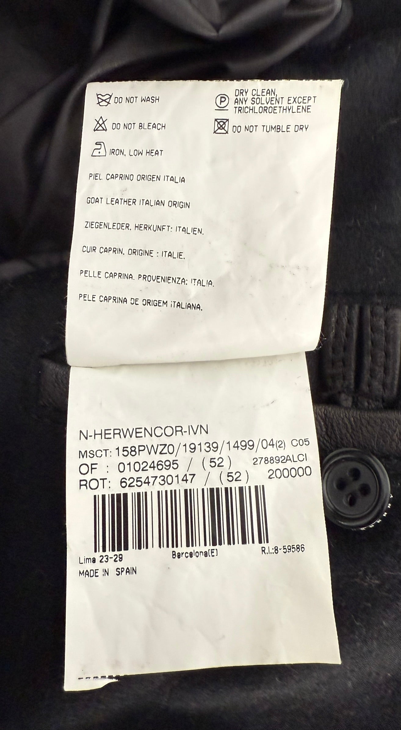 Abrigo de piel Burberry (L)