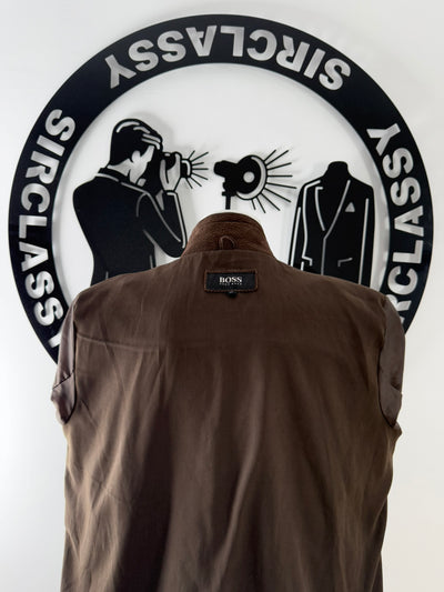 Abrigo de piel Hugo Boss (M)