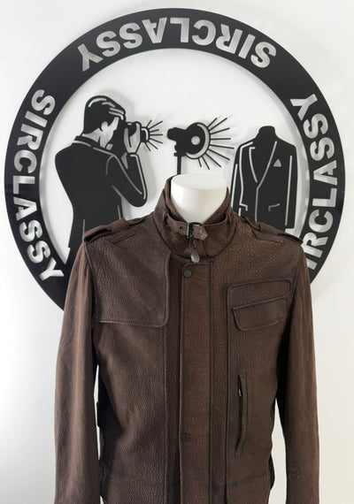 Abrigo de piel Hugo Boss (M)