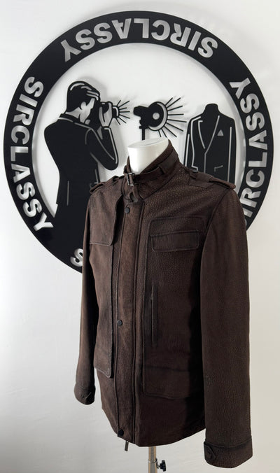 Abrigo de piel Hugo Boss (M)