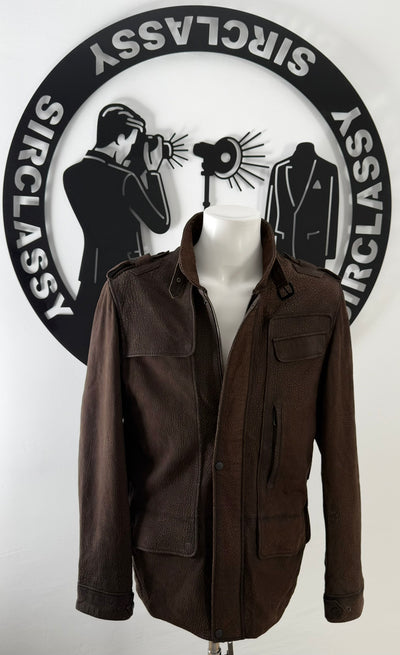 Abrigo de piel Hugo Boss (M)