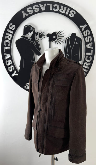 Abrigo de piel Hugo Boss (M)