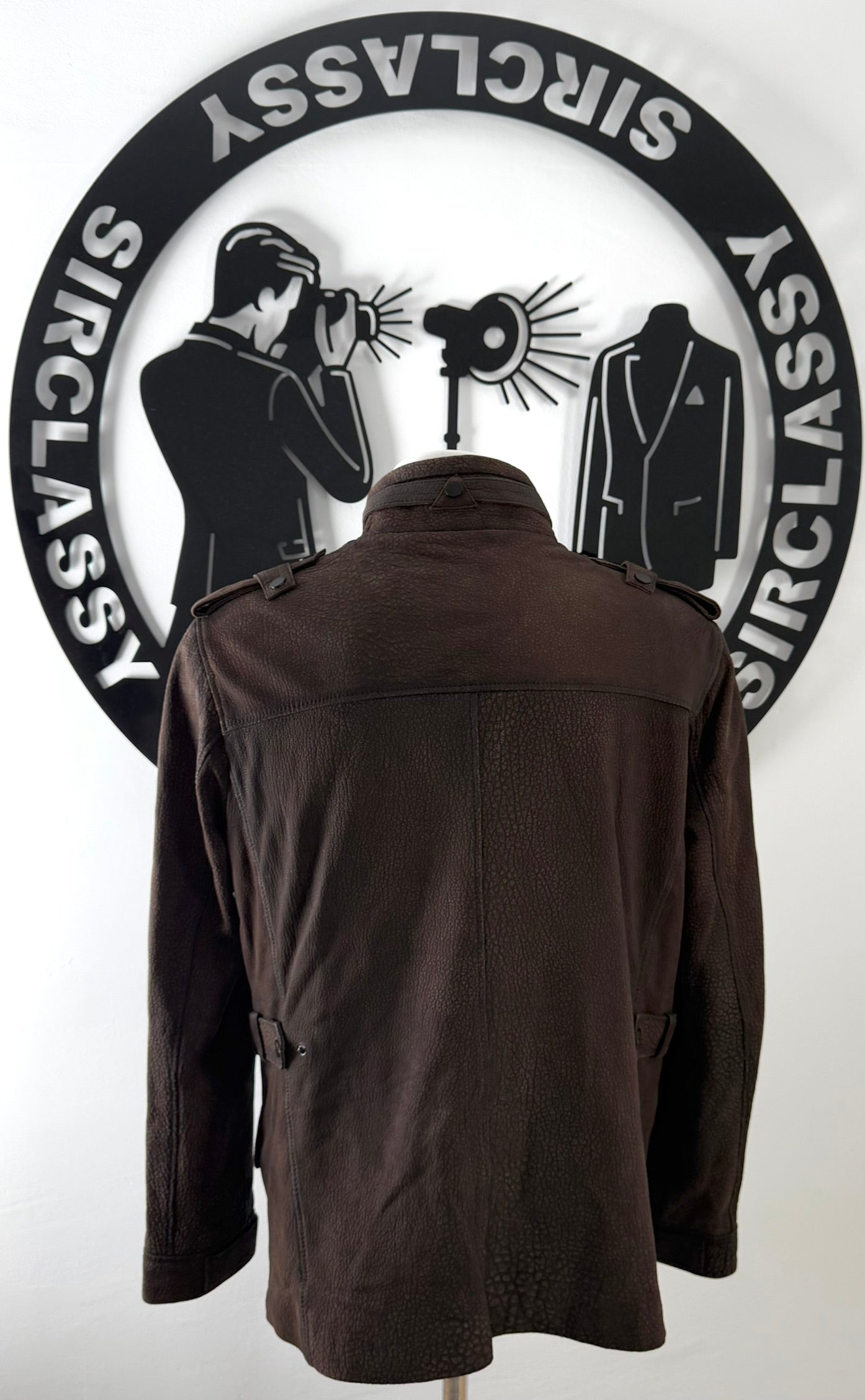 Abrigo de piel Hugo Boss (M)