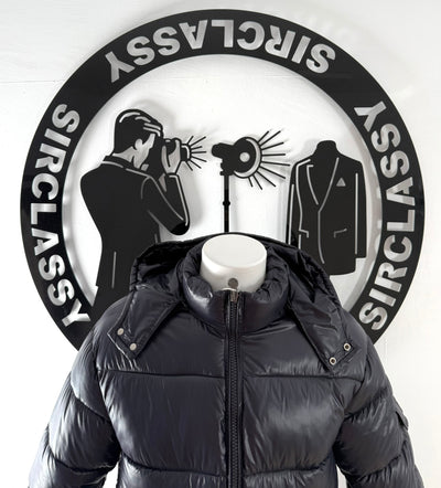 Abrigo de plumas Moncler (M)