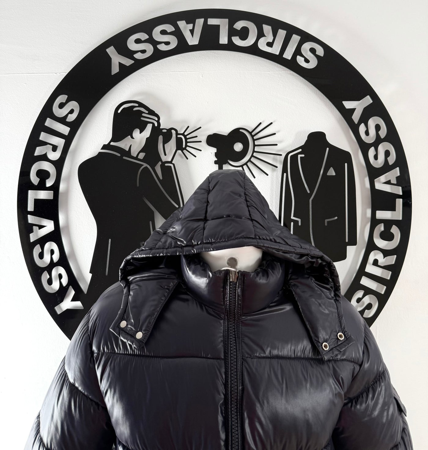 Abrigo de plumas Moncler (M)