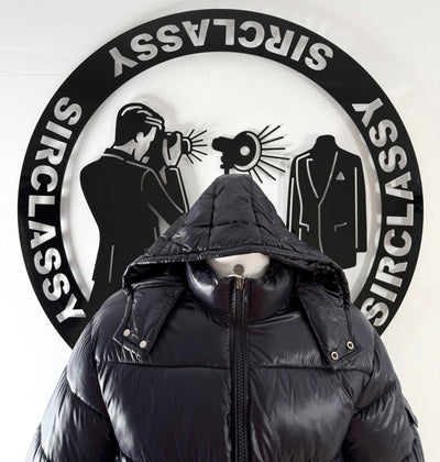 Abrigo de plumas Moncler (M)
