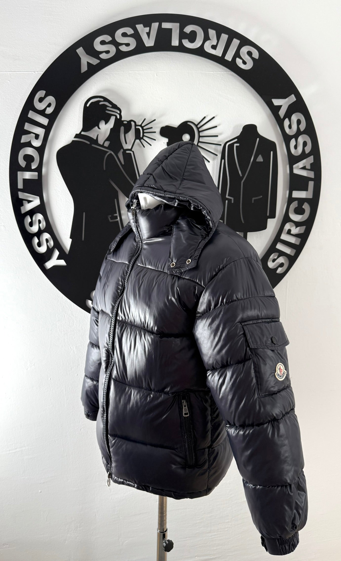 Abrigo de plumas Moncler (M)