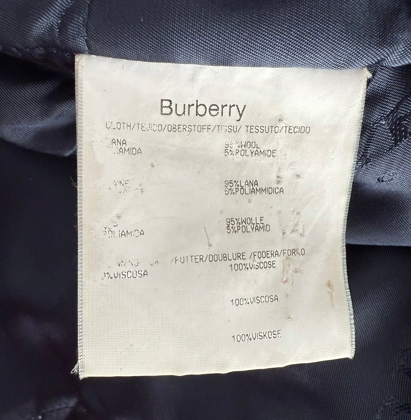 Abrigo Burberry (XL)