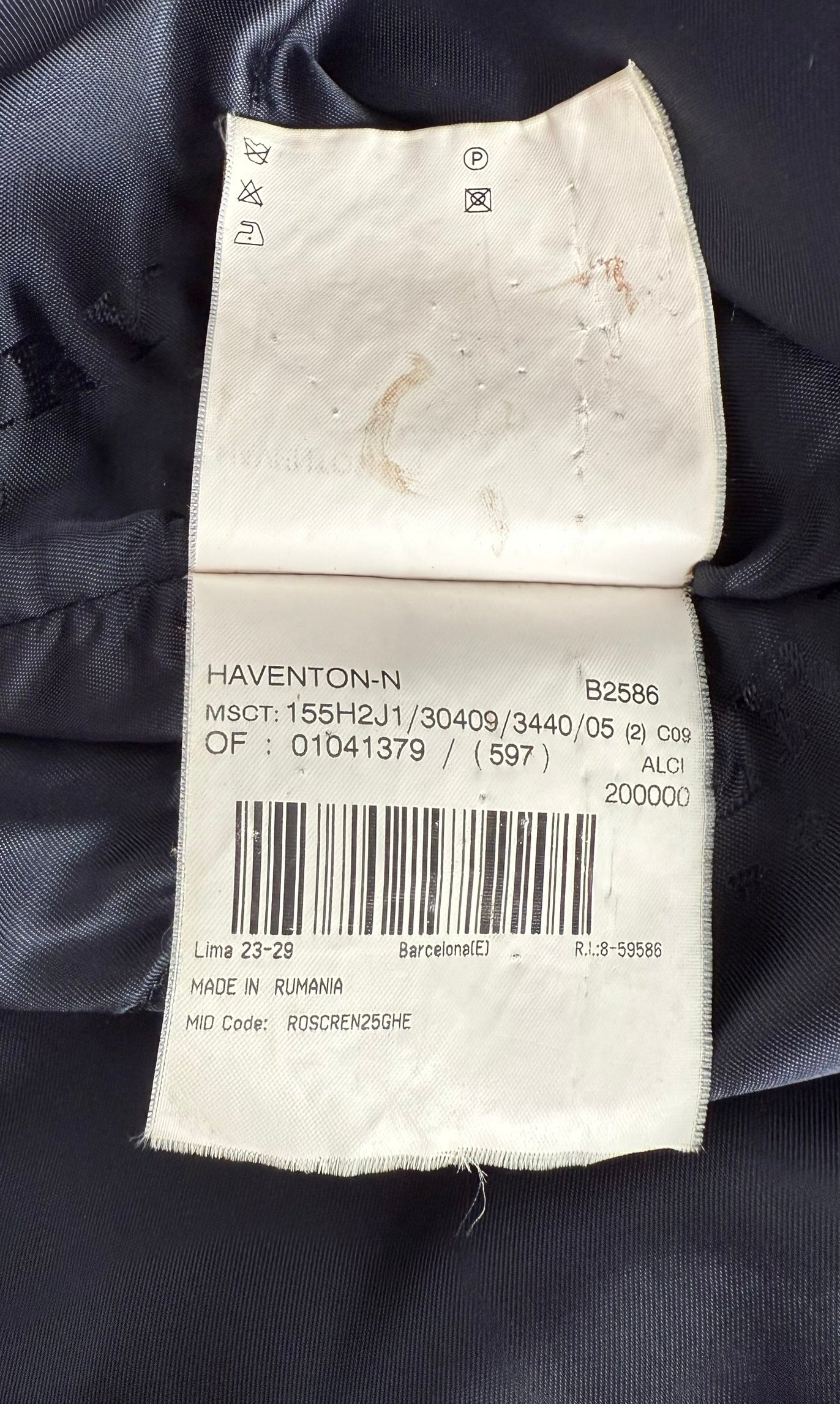 Abrigo Burberry (XL)
