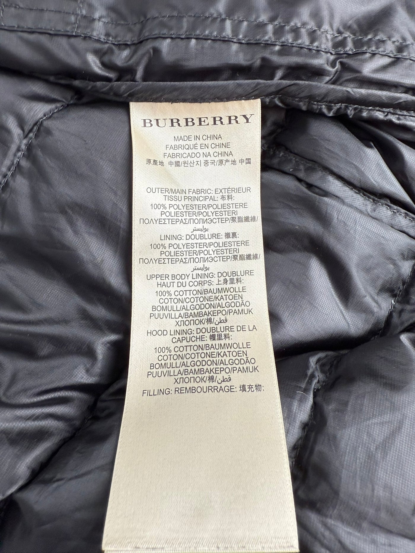 Abrigo Burberry (S)