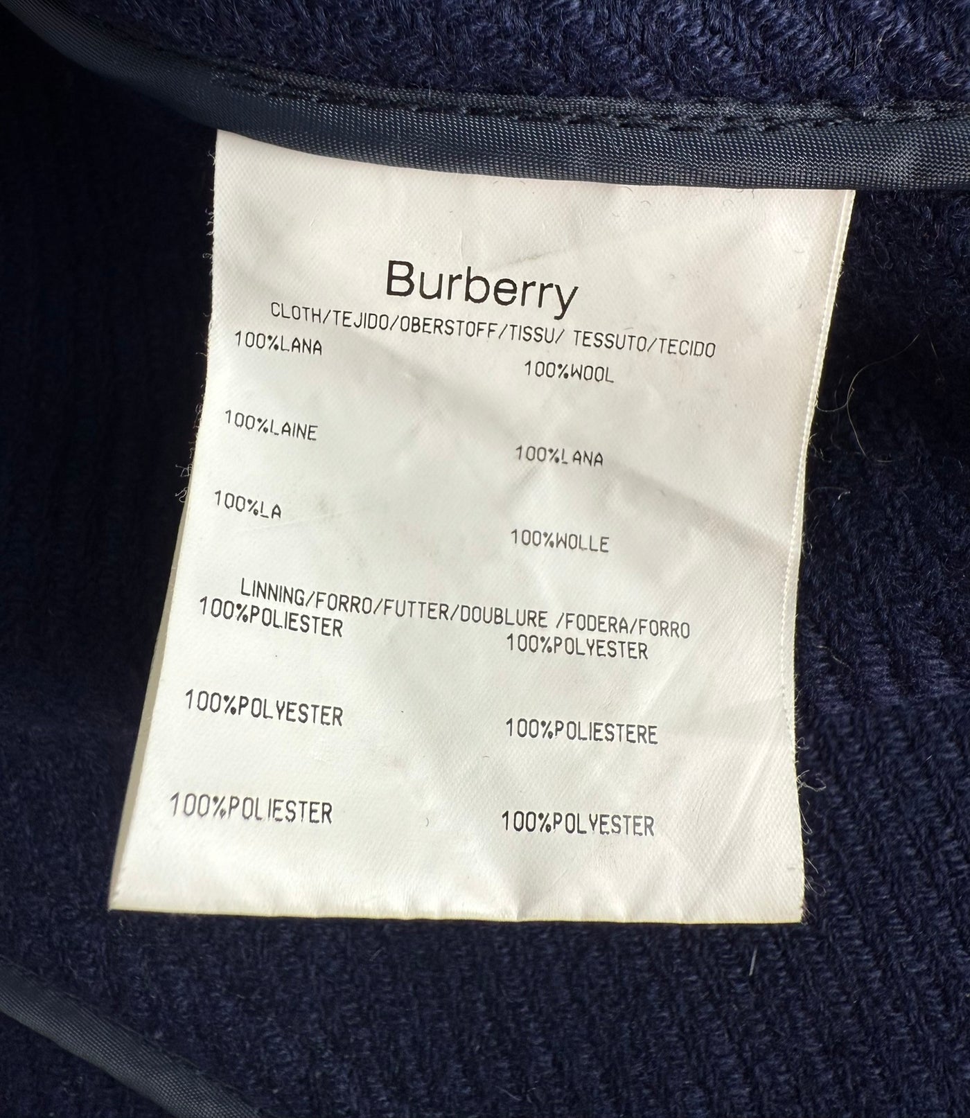 Abrigo Burberry (L)
