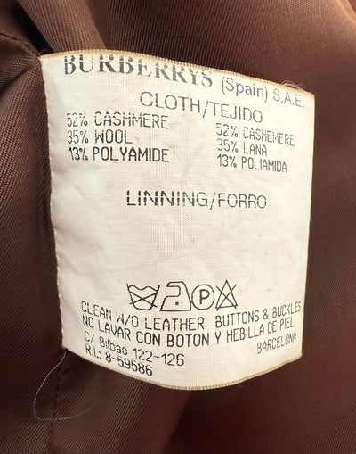 Abrigo Burberry (L)