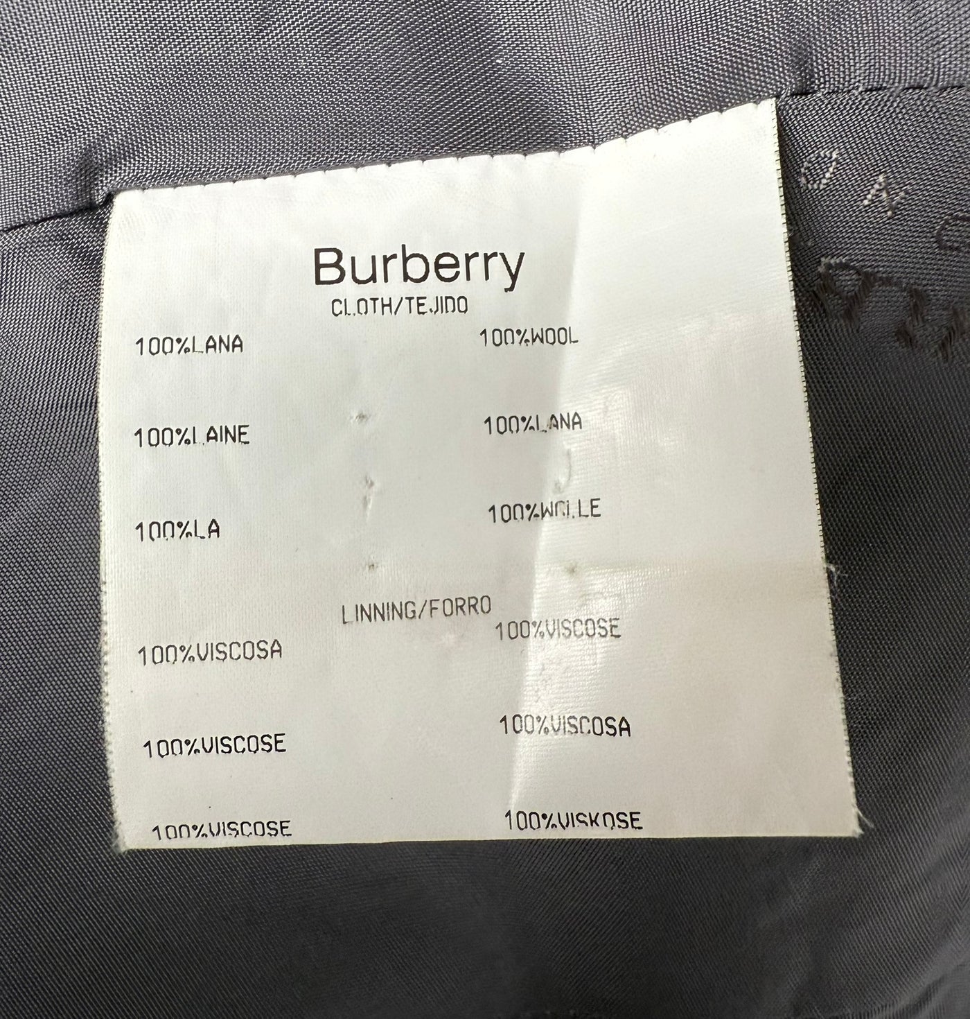 Traje de pantalón Burberry (M)
