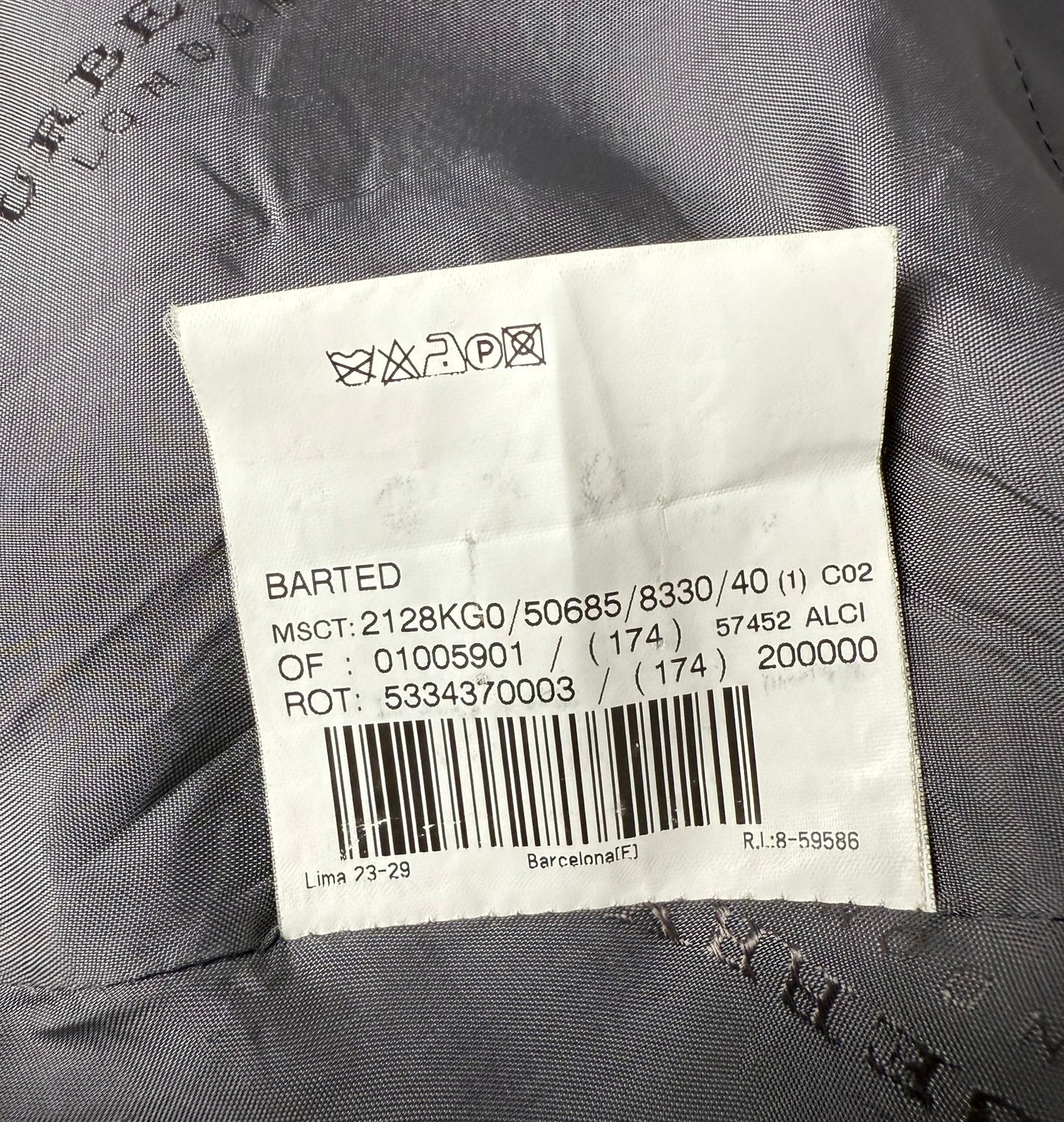 Traje de pantalón Burberry (M)