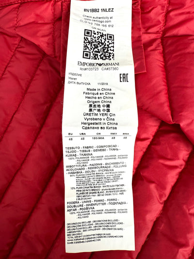 Chaleco de plumas Armani (S)