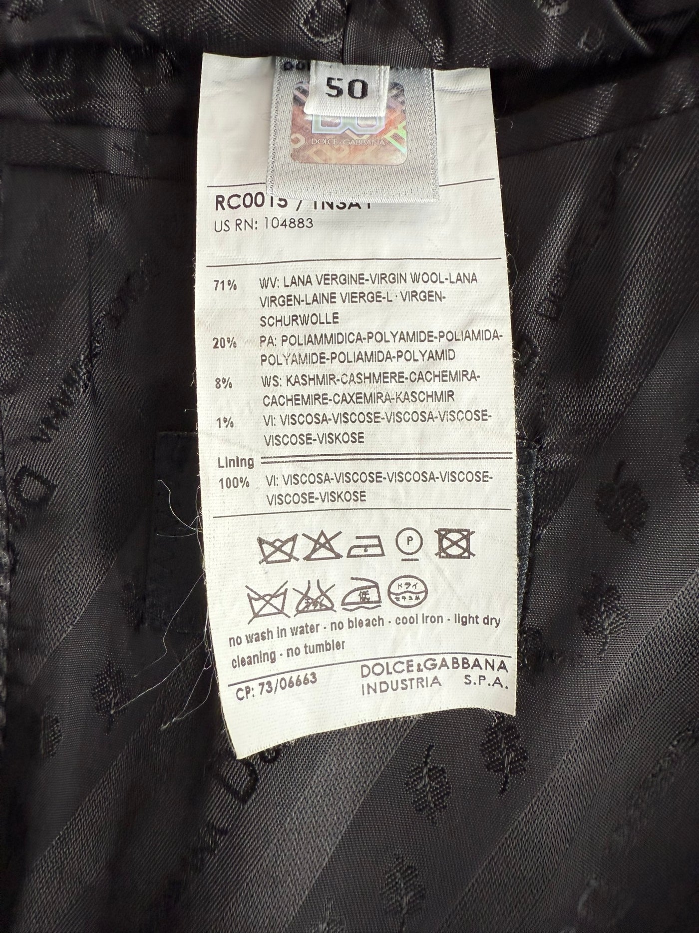 Abrigo Dolce Gabbana (M)