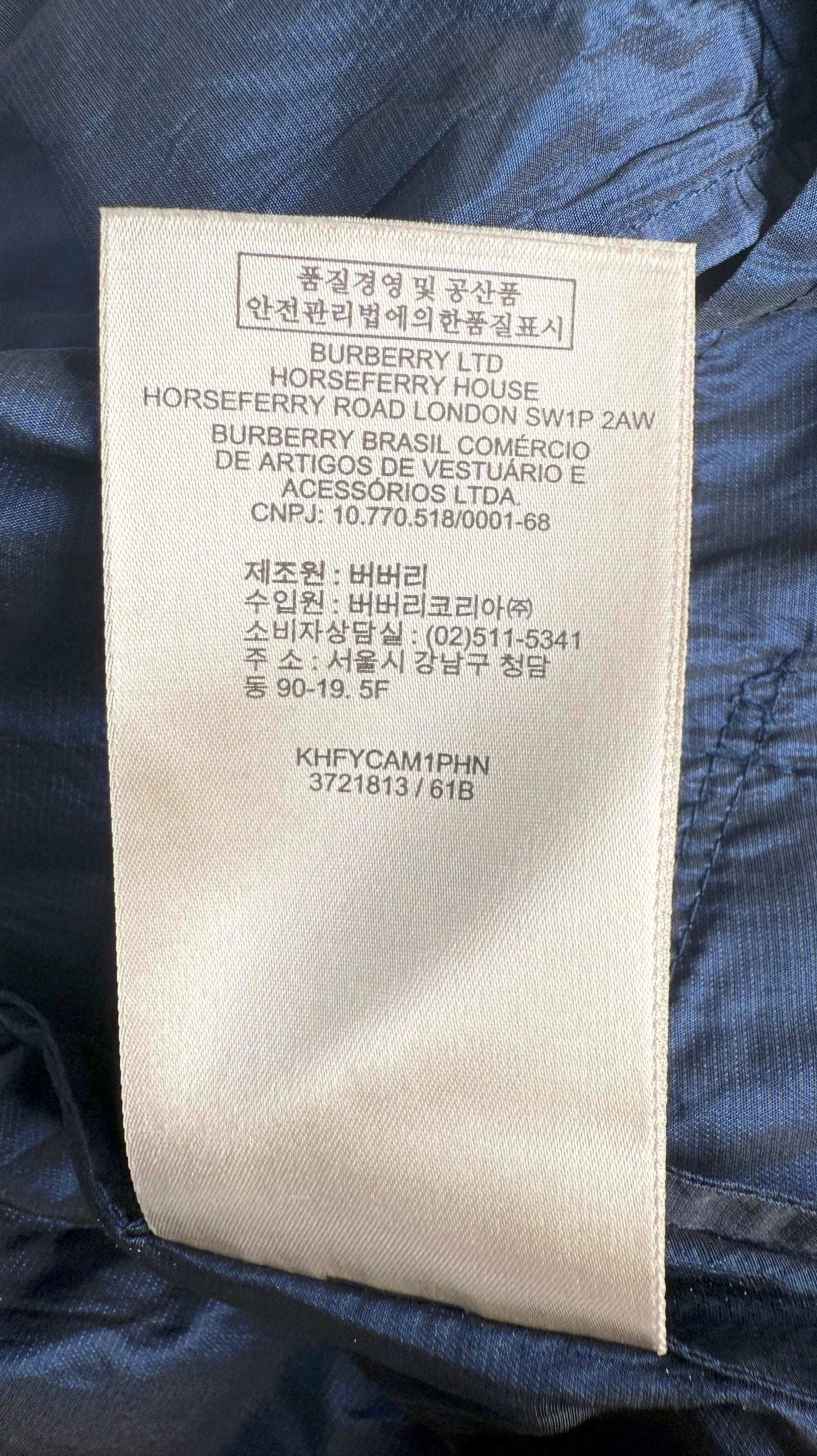 Gabardina Burberry (M)