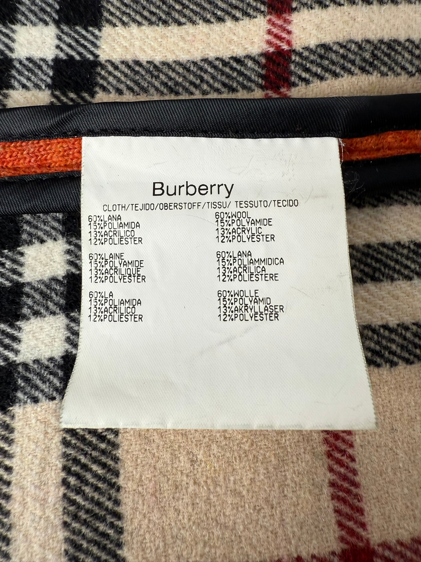 Abrigo Burberry (M)