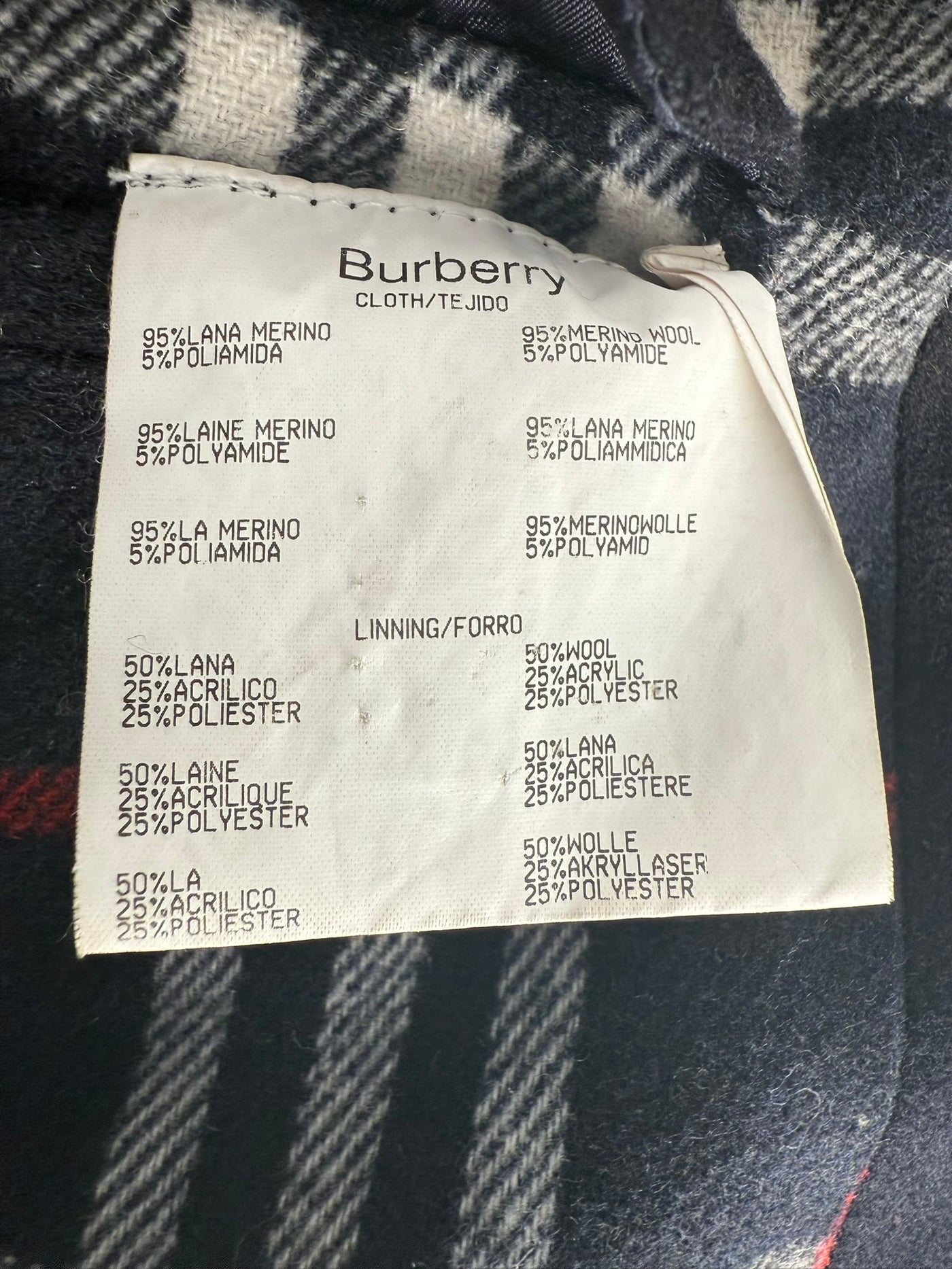 Abrigo Burberry (L)