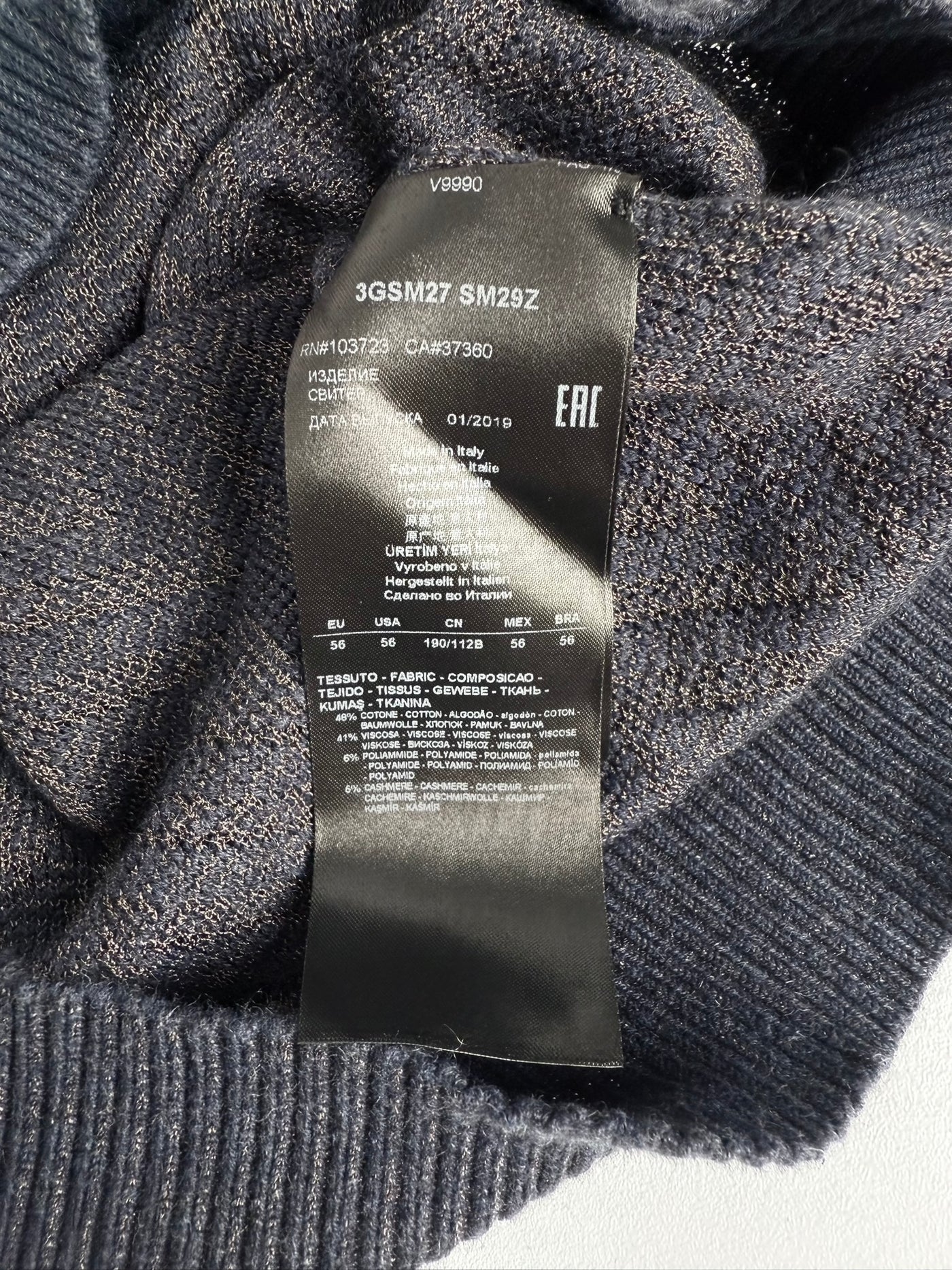 Jersey Giorgio Armani (XL)