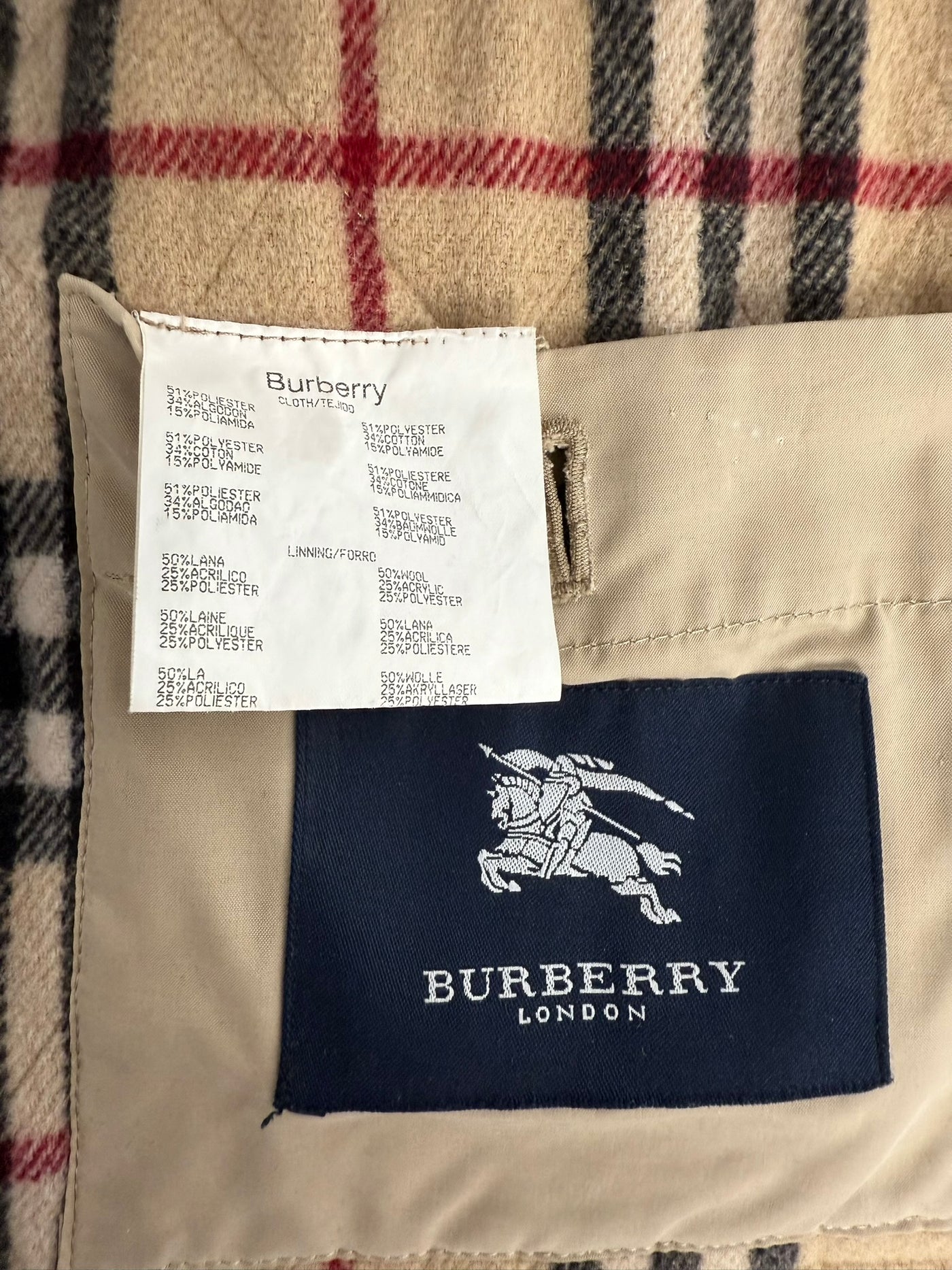 Abrigo Burberry (M)