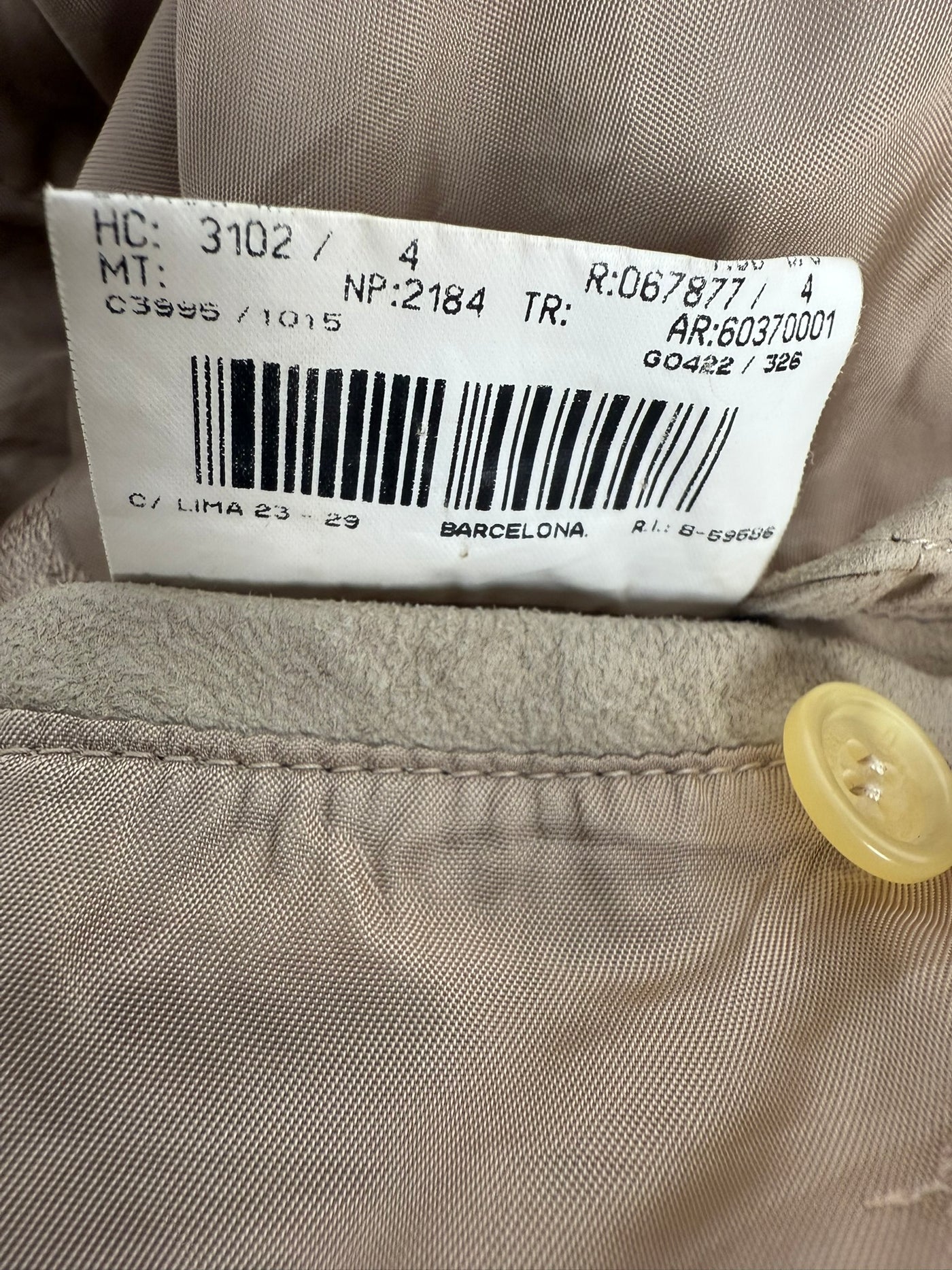 Cazadora de piel Burberry (M)