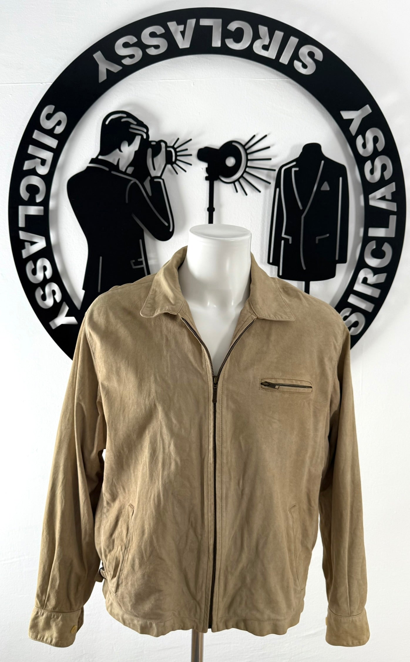 Cazadora de piel Burberry (M)