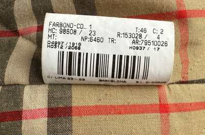 Abrigo Burberry (XL)