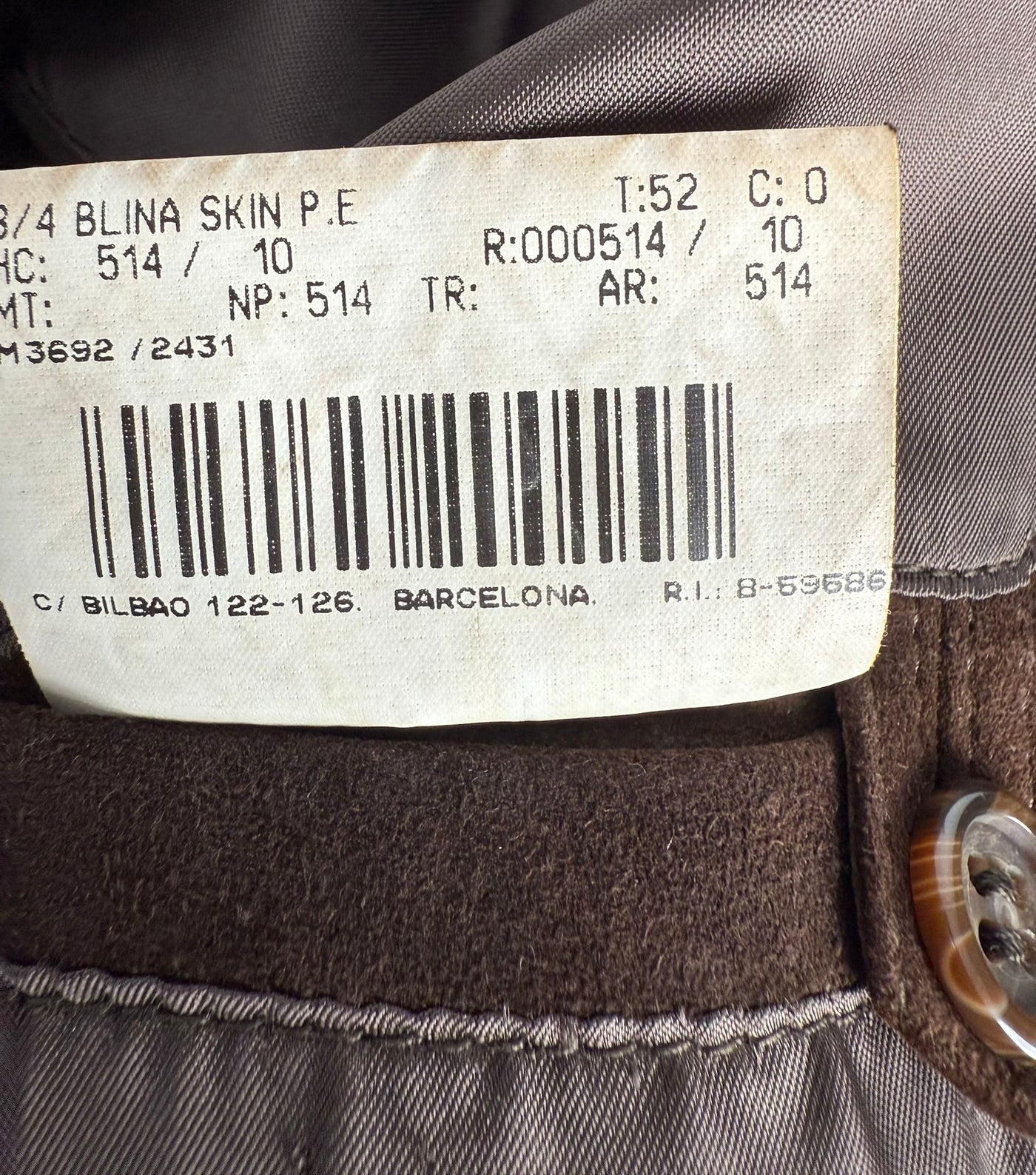 Abrigo de piel Burberry (XL)