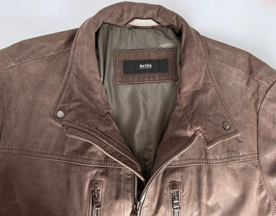 Abrigo de piel Hugo Boss (M)