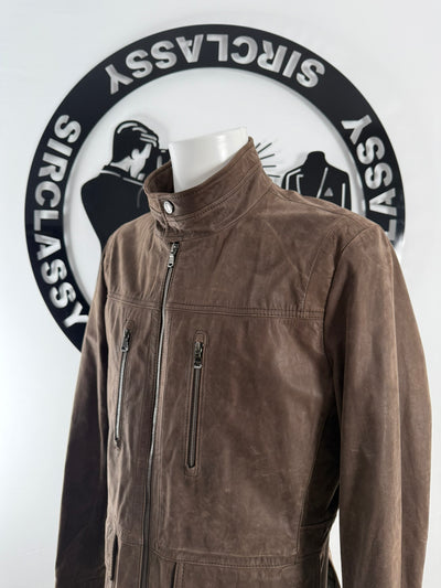 Abrigo de piel Hugo Boss (M)