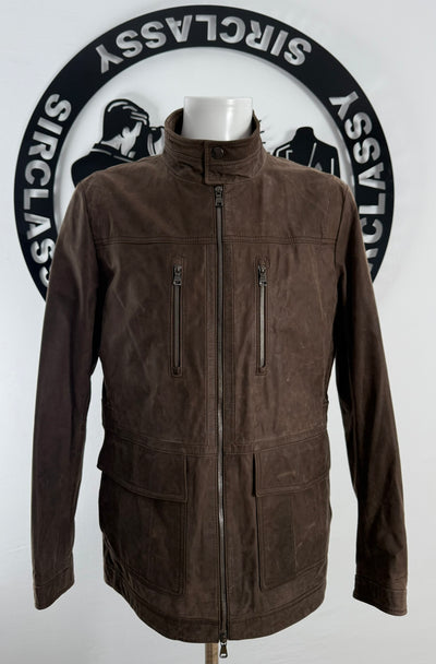 Abrigo de piel Hugo Boss (M)
