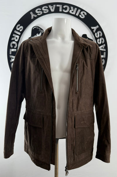 Abrigo de piel Hugo Boss (M)