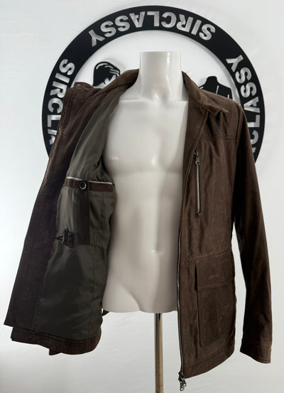 Abrigo de piel Hugo Boss (M)