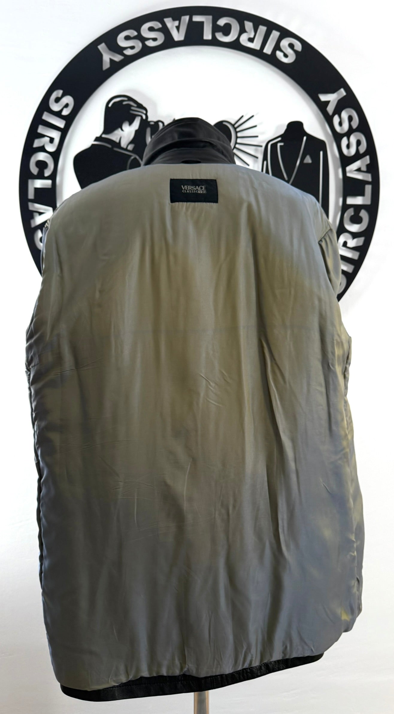 Abrigo de piel Versace (XL)