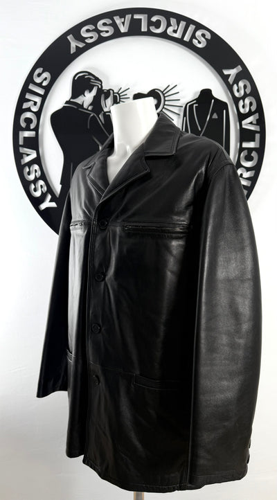 Abrigo de piel Versace (XL)