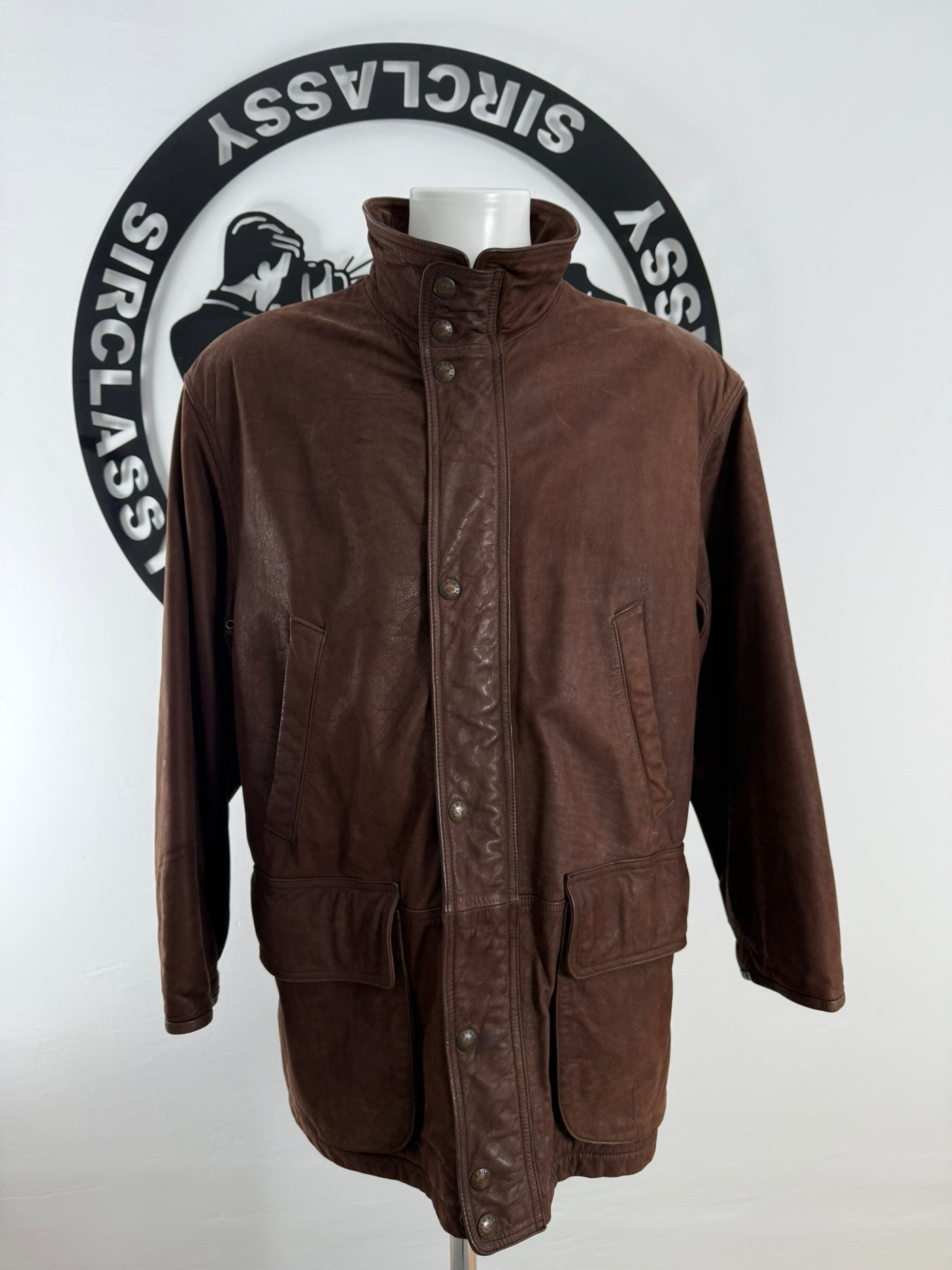 Abrigo de piel Paul Shark (XL)