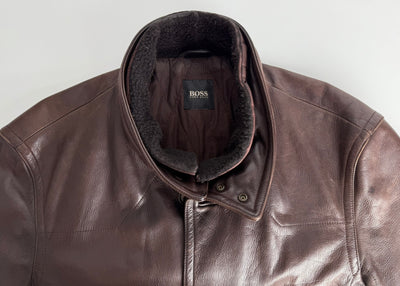 Abrigo de piel Hugo Boss (M)