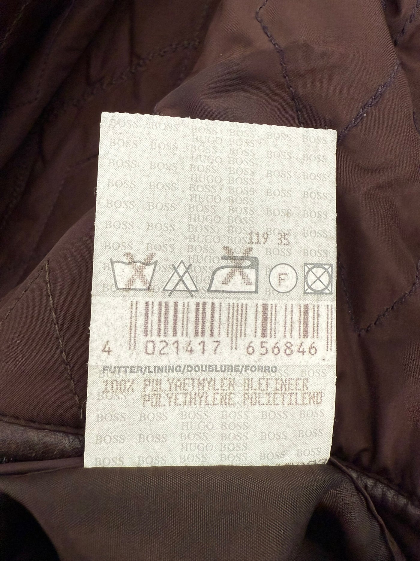 Abrigo de piel Hugo Boss (M)
