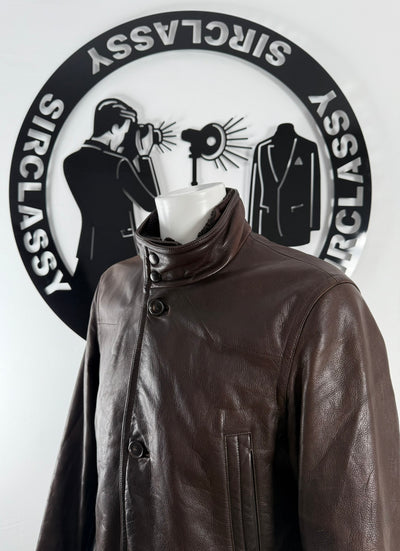 Abrigo de piel Hugo Boss (M)