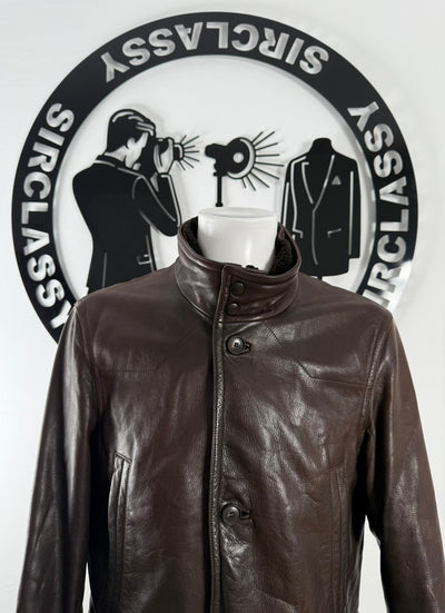 Abrigo de piel Hugo Boss (M)