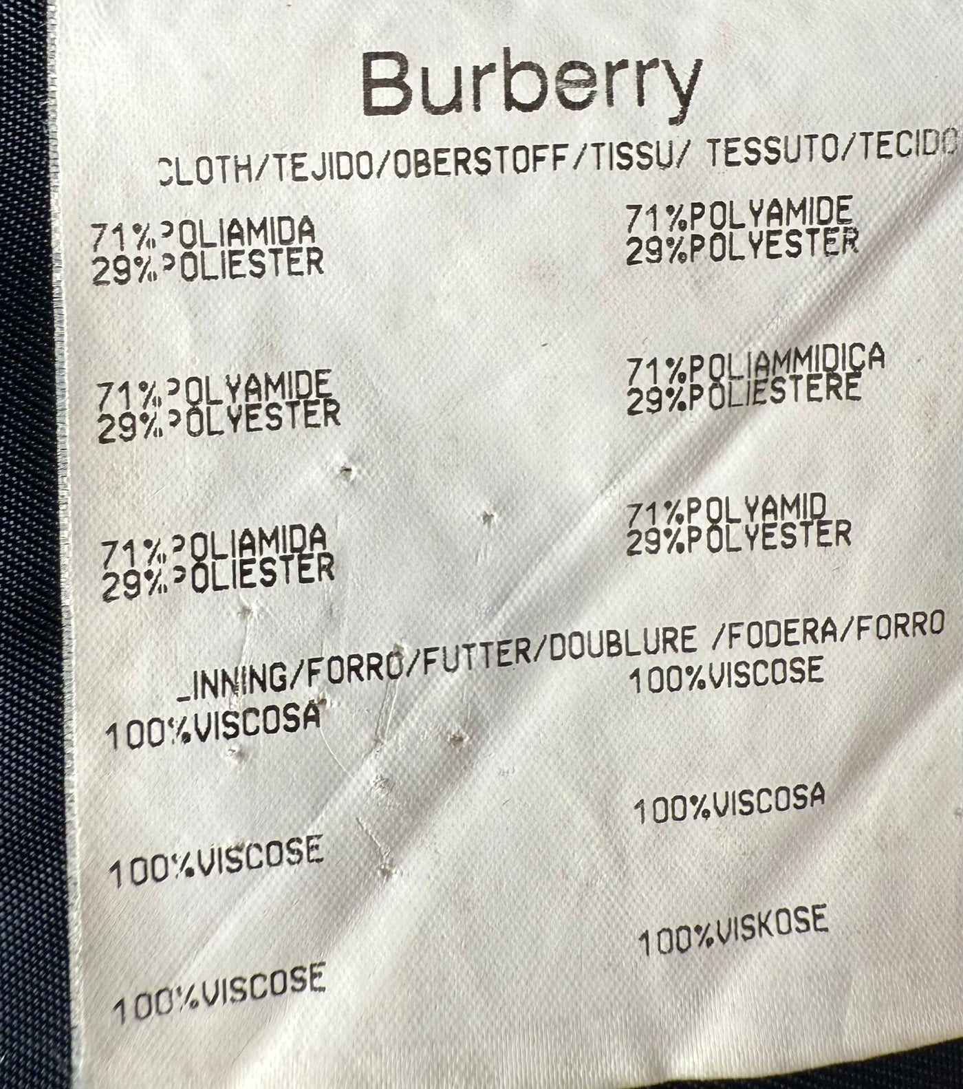 Abrigo Burberry (L)