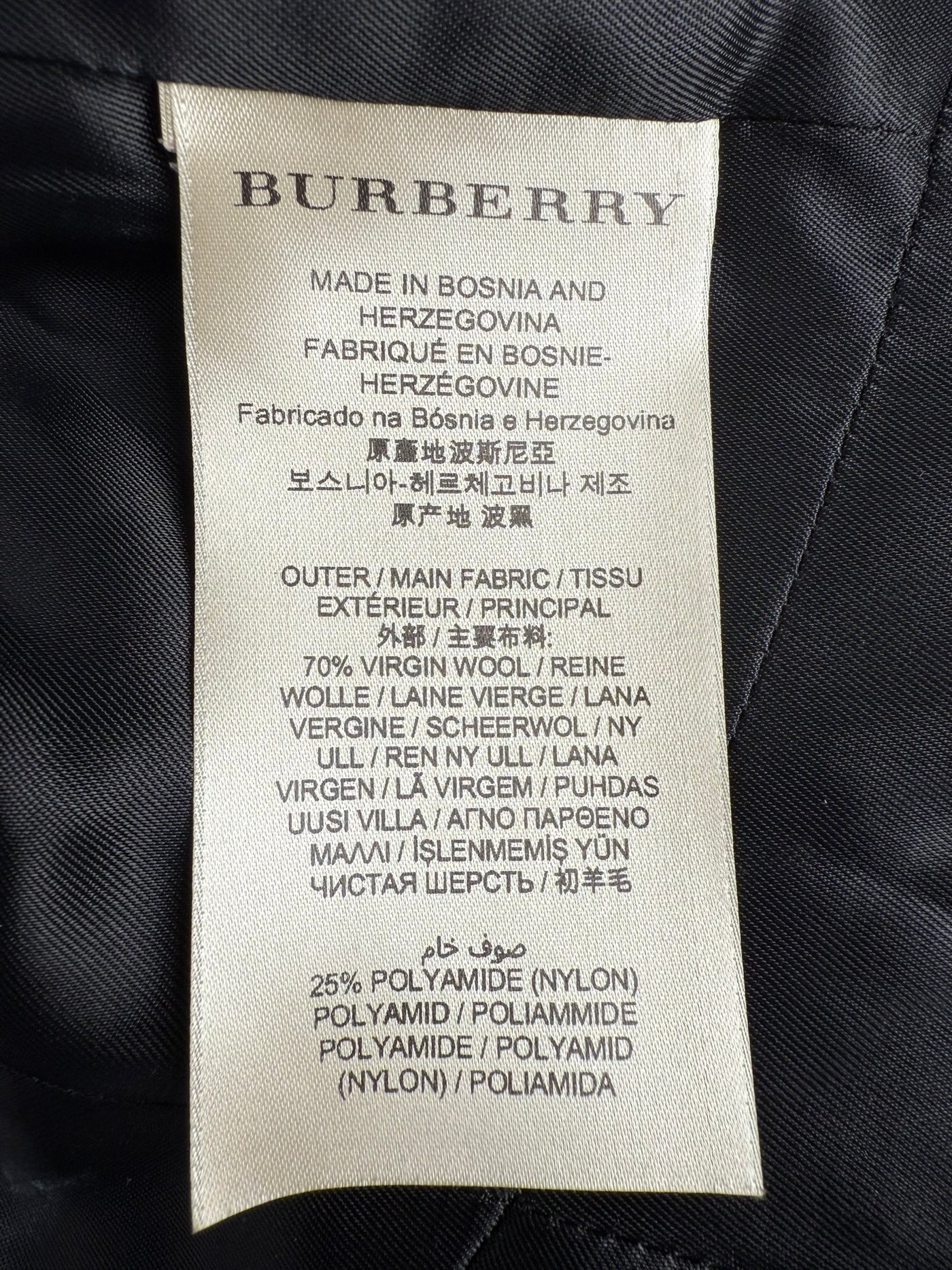 Abrigo Burberry (S)